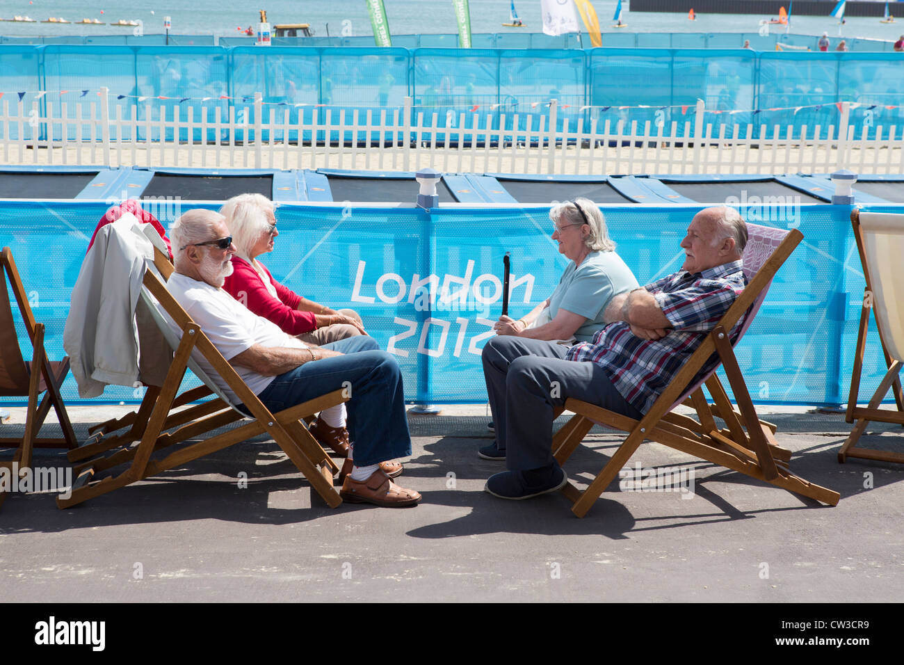 Spectators At The Olympic Sailing Regatta In Weymouth And Portland spectators-at-the-olympic-sailing-regatta-in-weymouth-and-portland