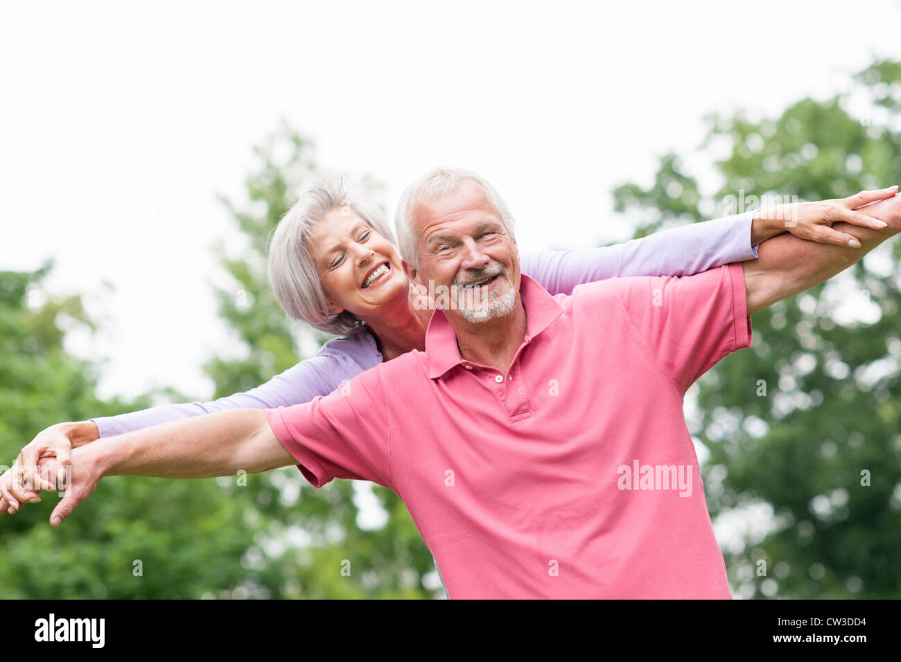 Happy and smiling senior couple in love Stock Photo - Alamy