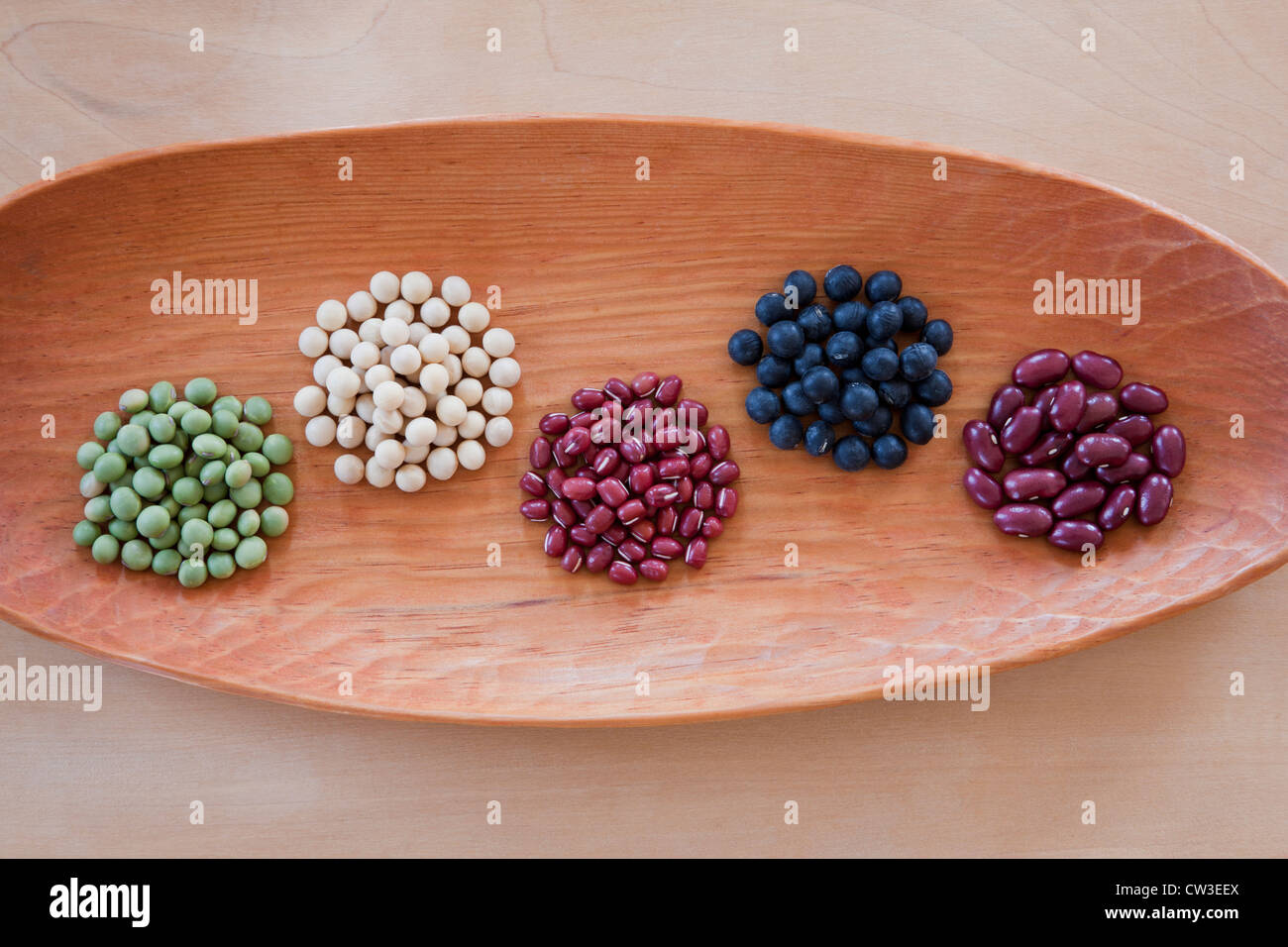 Beans in a bowl Stock Photo
