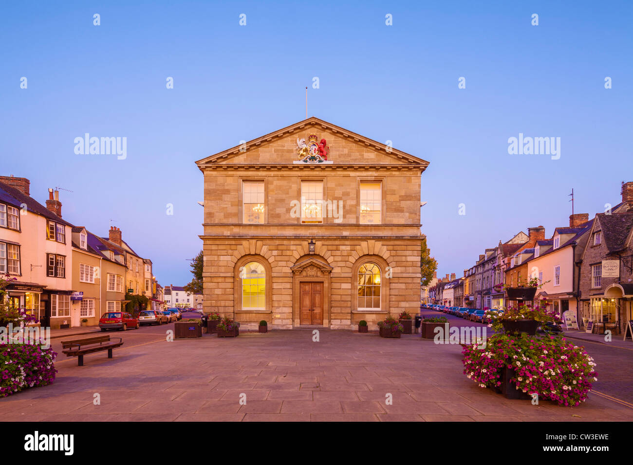 Woodstock Town Hall Stock Photo