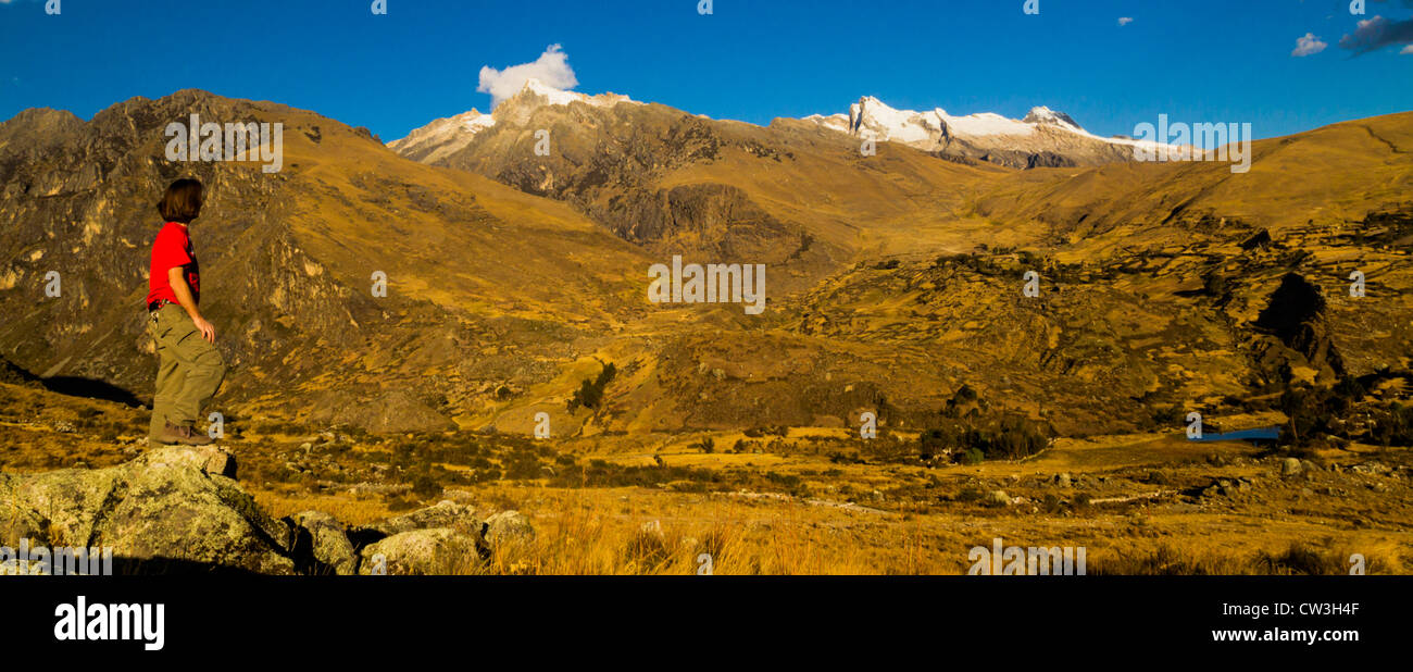 Huaraz, Peru Stock Photo