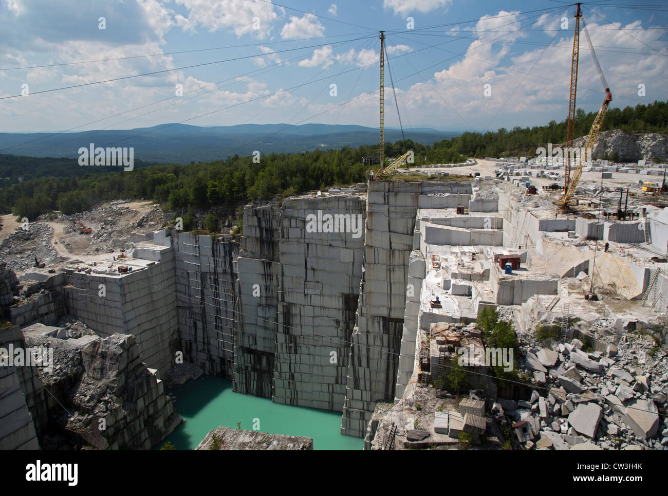 Graniteville, Vermont The Rock of Ages corporation's granite quarry Stock Photo Alamy
