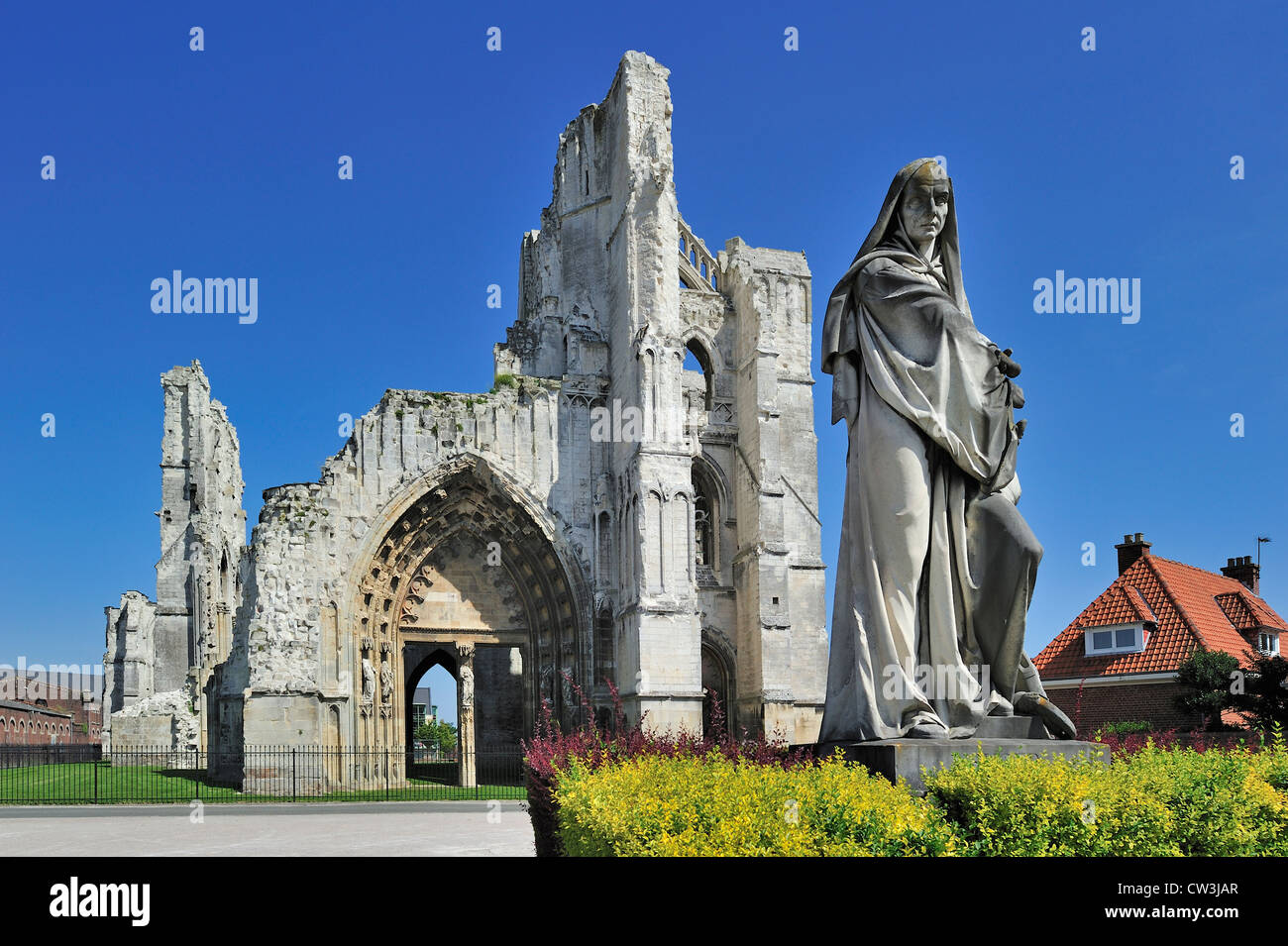 St bertin abbey ruin hi-res stock photography and images - Alamy