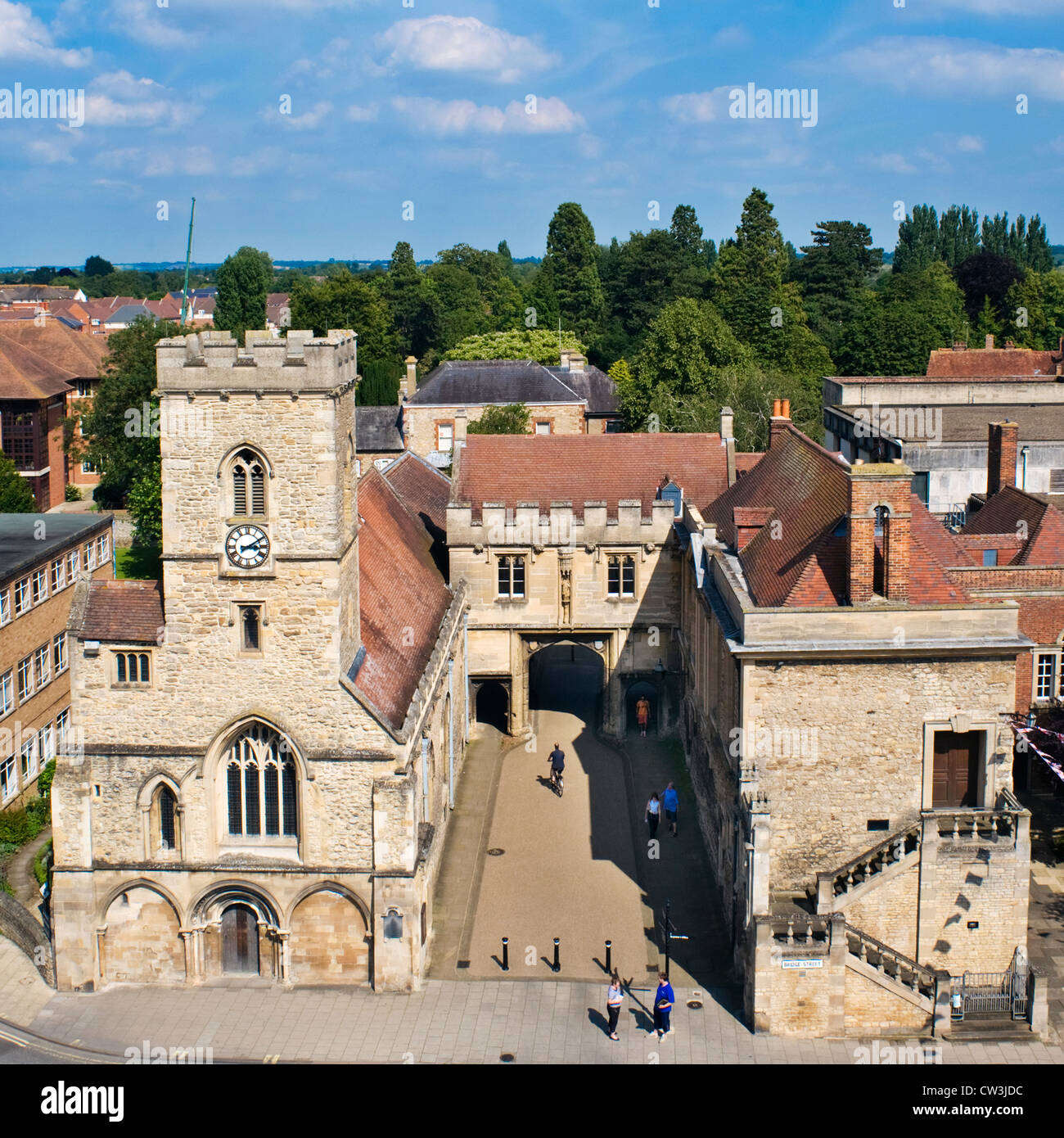The Church of St Nicholas and Abbey Gateway, Abingdon-on-Thames ...