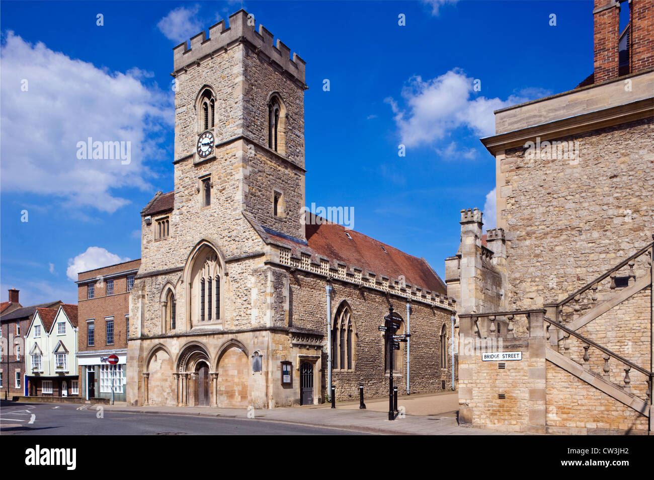Church of St Nicholas at Abingdon-on-Thames, UK Stock Photo