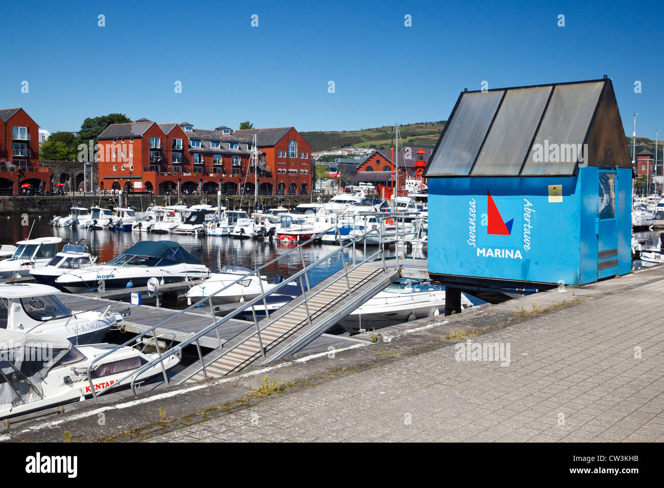Swansea Marina, Wales Stock Photo Alamy