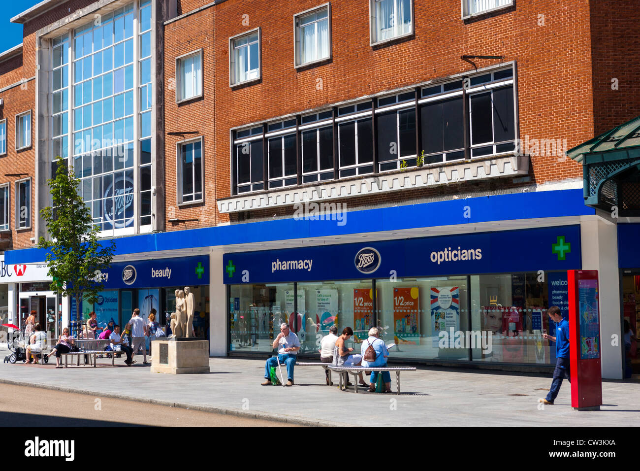 Boots, Exeter, Devon, England Stock Photo - Alamy