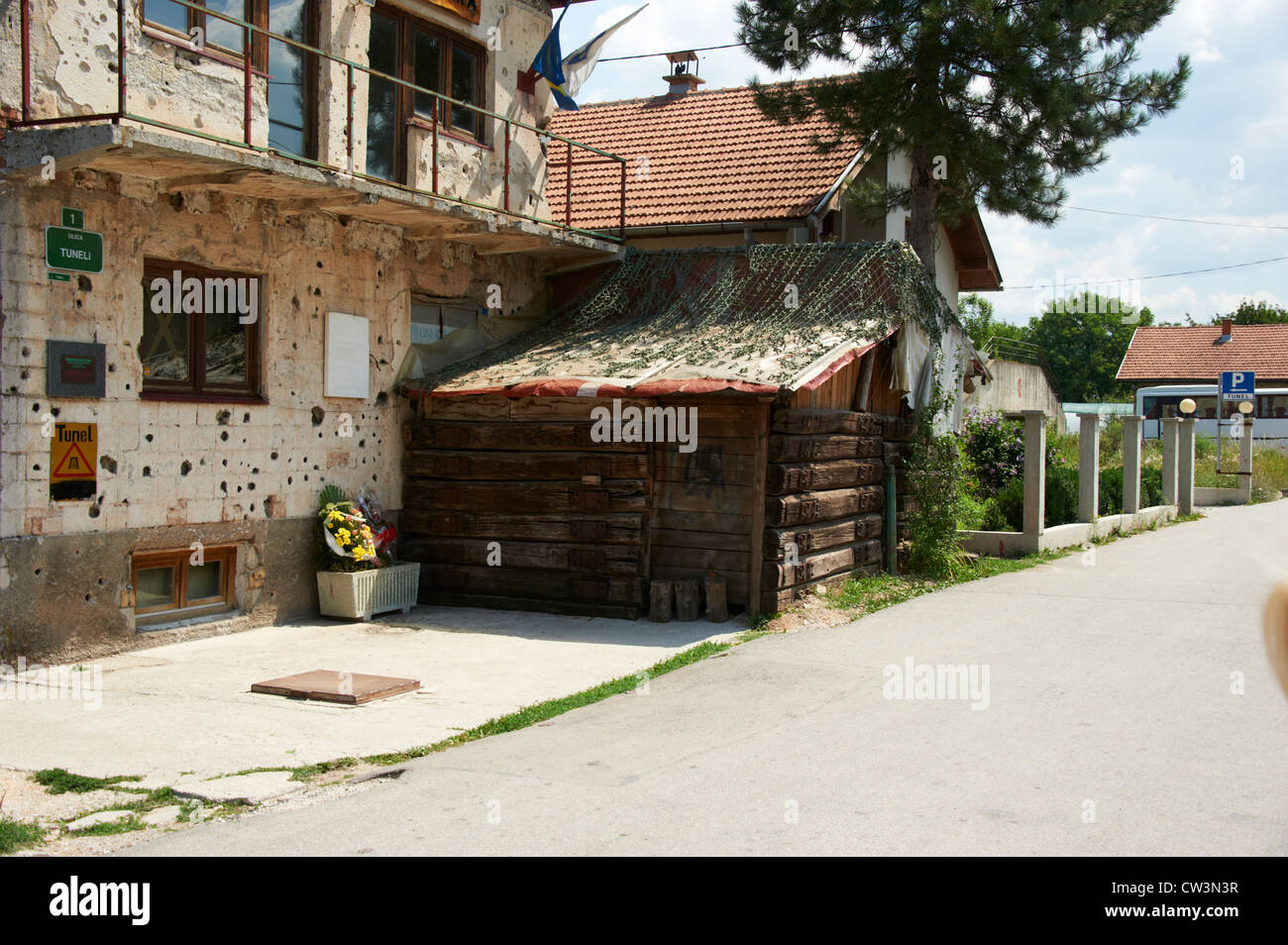 The underground tunnel museum Sarajevo in Bosnia Herzegovina Stock ...