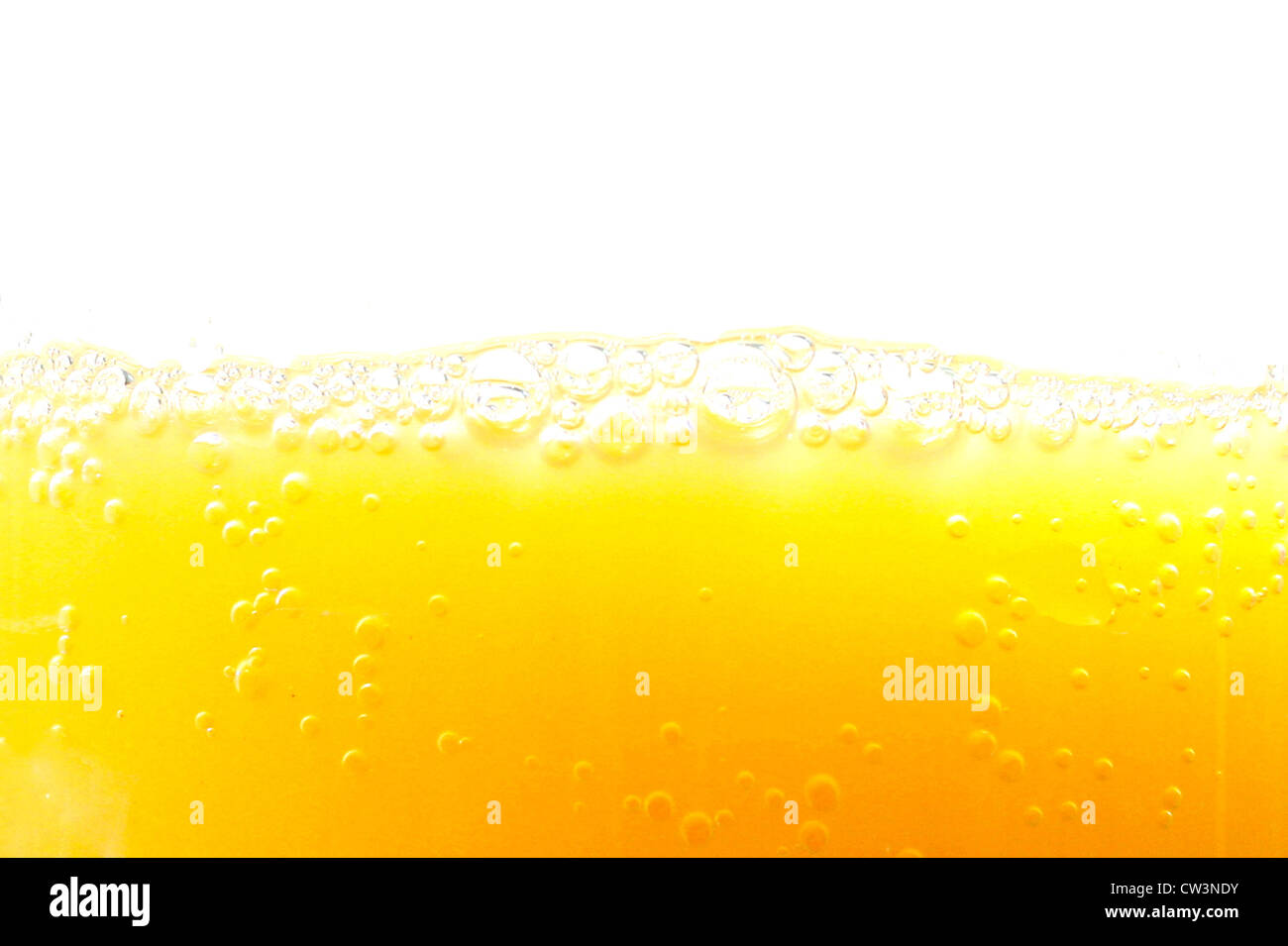 Closeup of orange juice Stock Photo