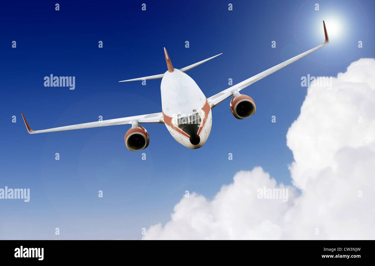 Aircraft in the sky Stock Photo - Alamy