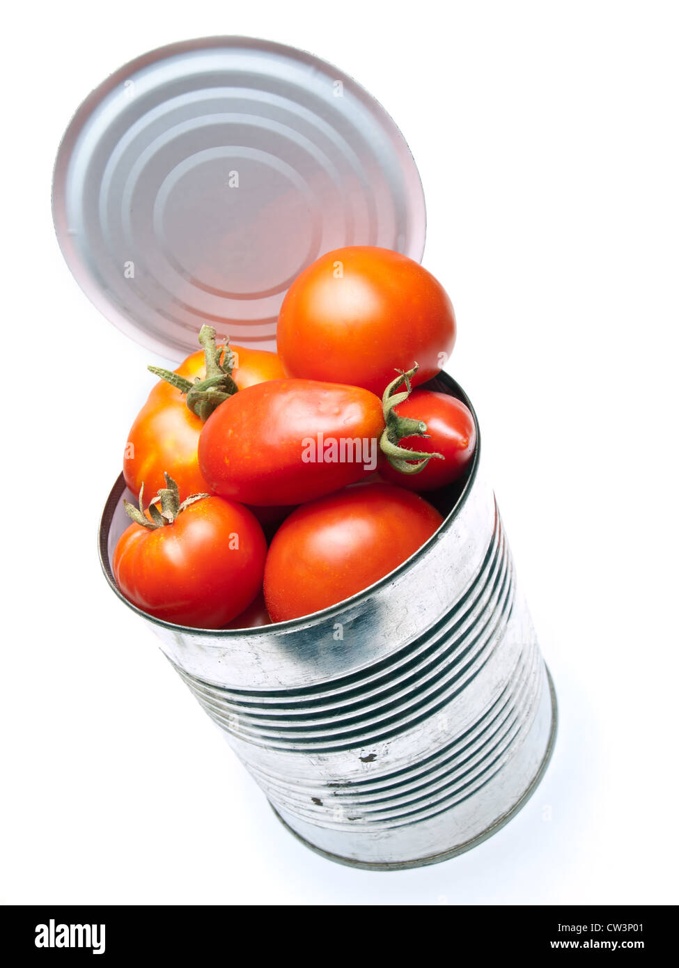 Fresh Organic Tomatoes In The Can On A White Background Stock Photo Alamy fresh-organic-tomatoes-in-the-can-on-a-white-background-stock-photo-alamy
