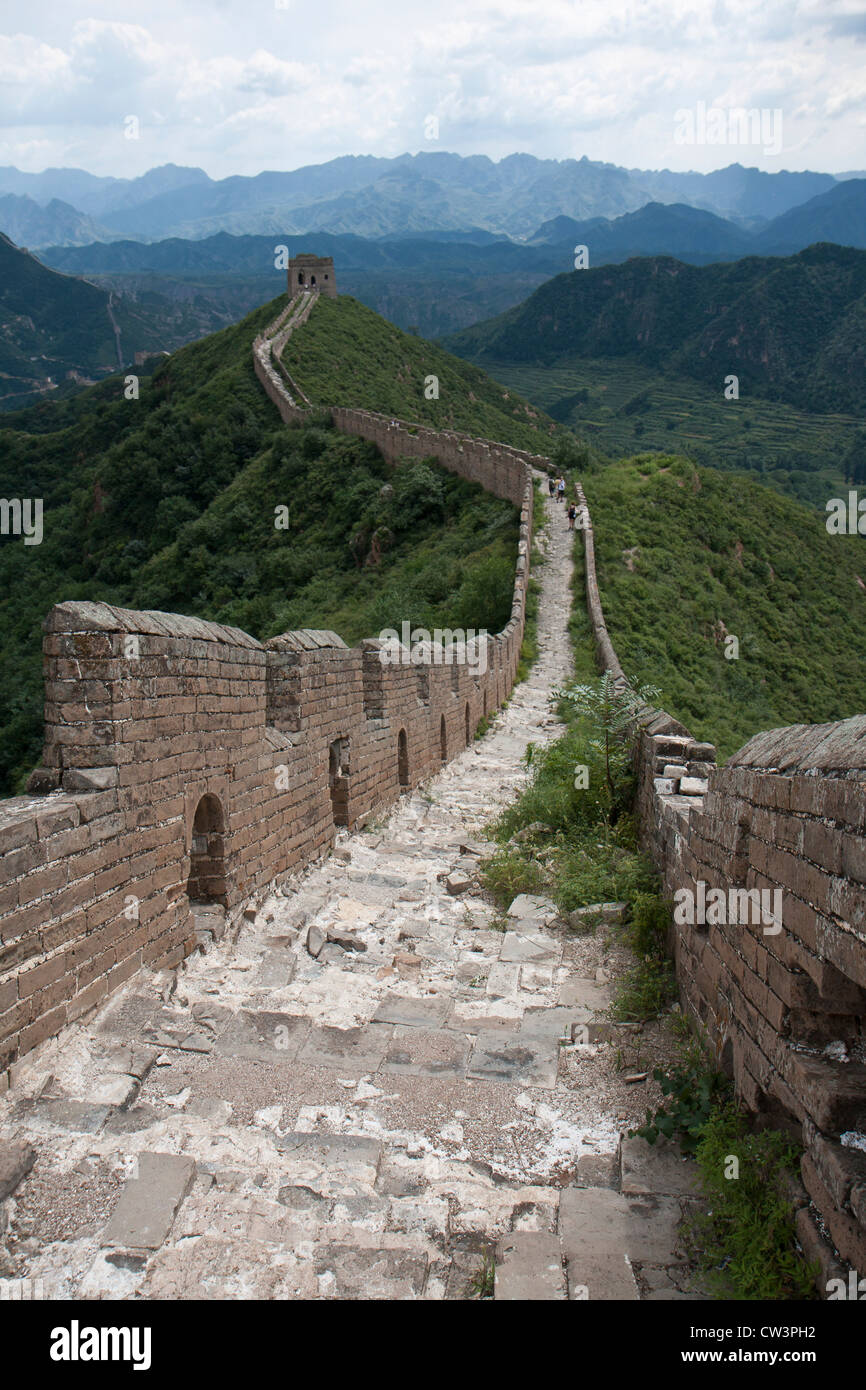 Great Wall of China from Above - Aerial View of Crumbling and Remote  Location (History and Travel) 