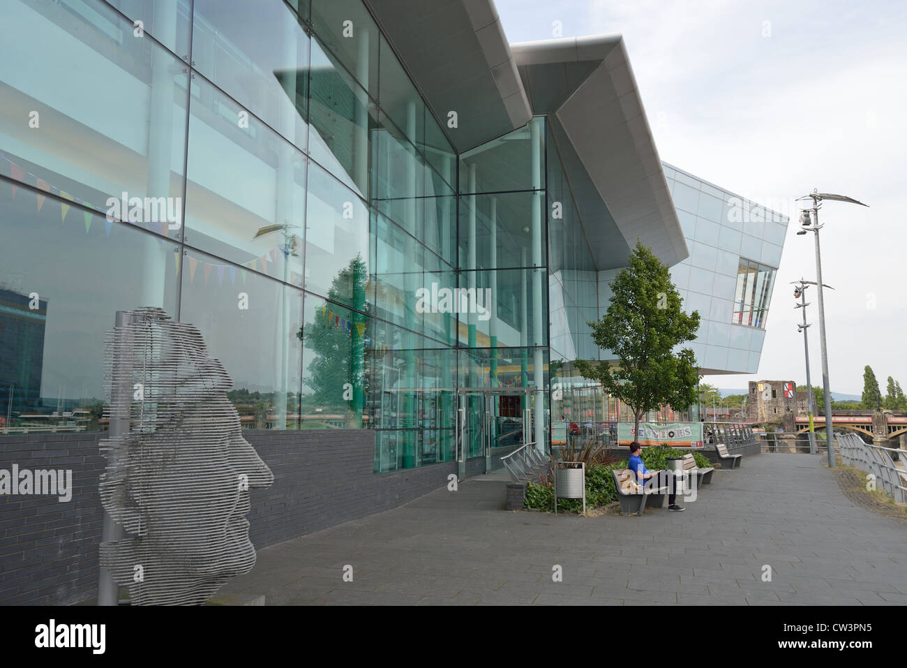 The Riverfront Arts Centre, City of Newport (Casnewydd), Wales (Cymru), United Kingdom Stock Photo