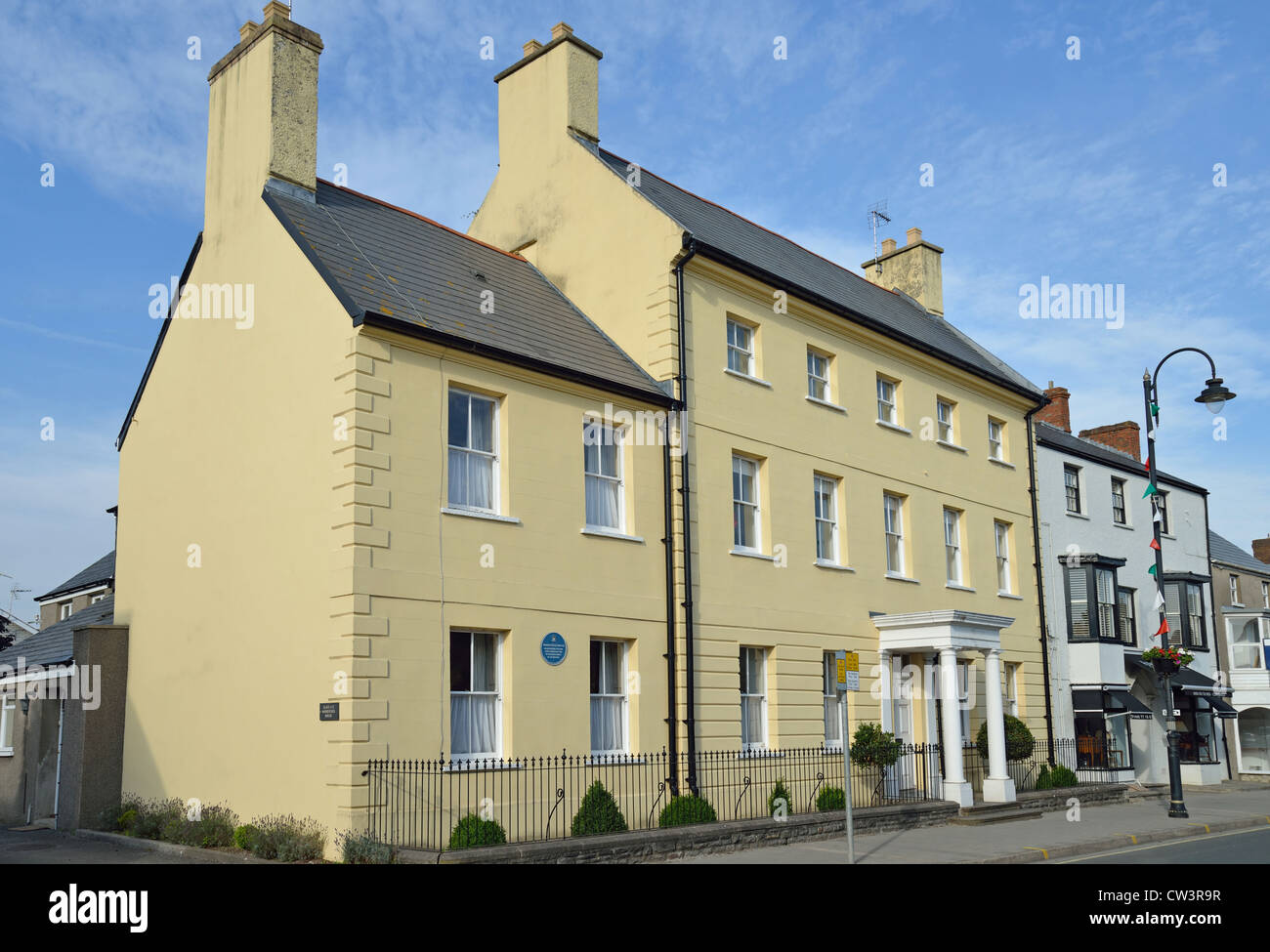 'Woodstock House' 18th century townhouse on High Street, Cowbridge (Y