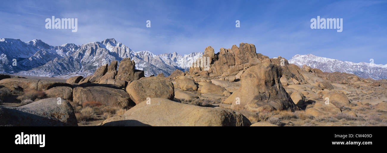 This Alabama Hills National Park with Mount Whitney. Mt. Whitney's