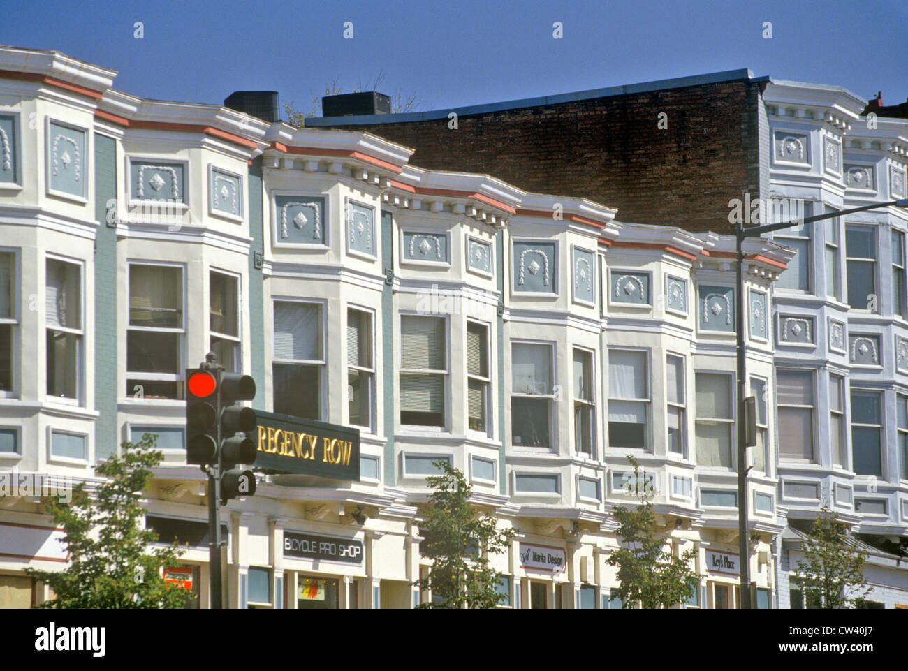 storefronts, shops and homes, Washington, DC