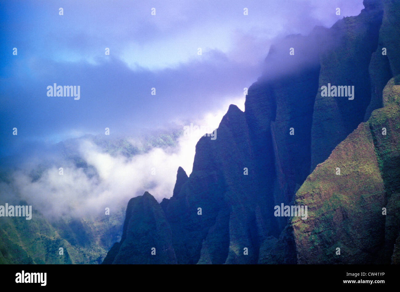 Aerial view of kauai hi-res stock photography and images - Alamy