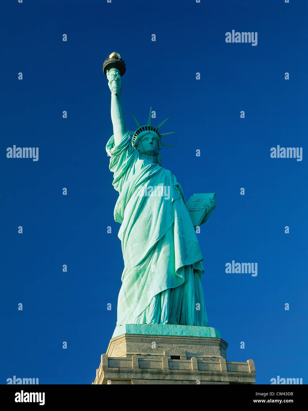 Statue of Liberty, full length Stock Photo