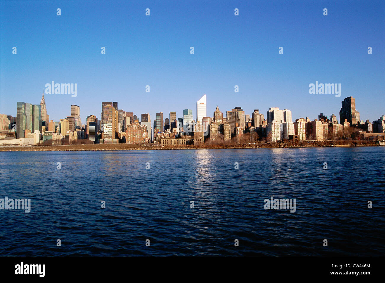 Sprawling New York City skyline Stock Photo