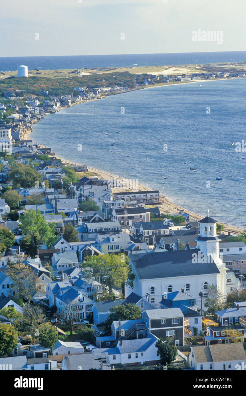 Aerial View of Provincetown, Massachusetts Stock Photo Alamy