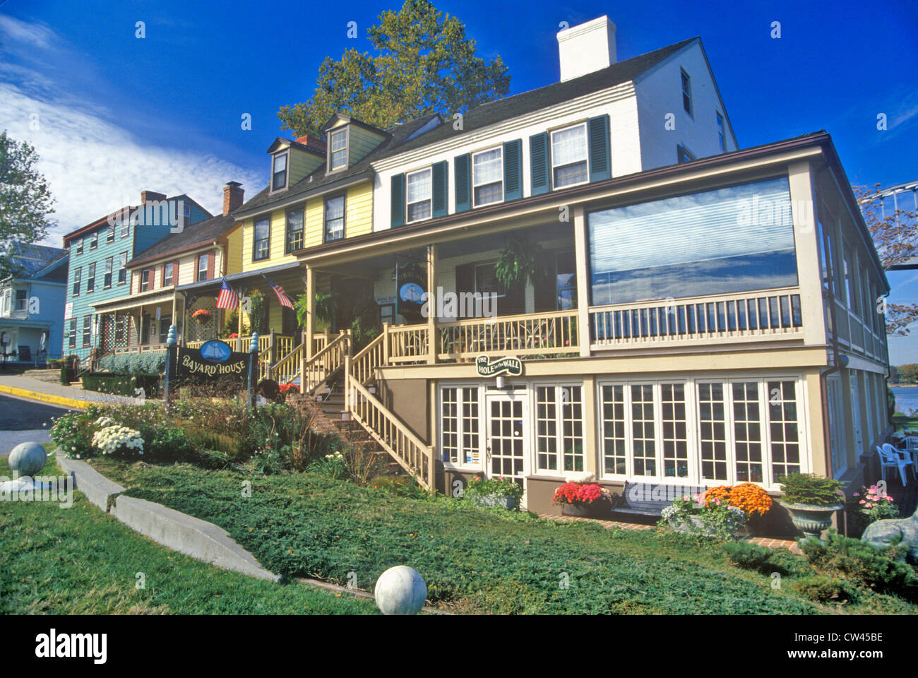 Homes in Chesapeake City, Maryland Stock Photo Alamy