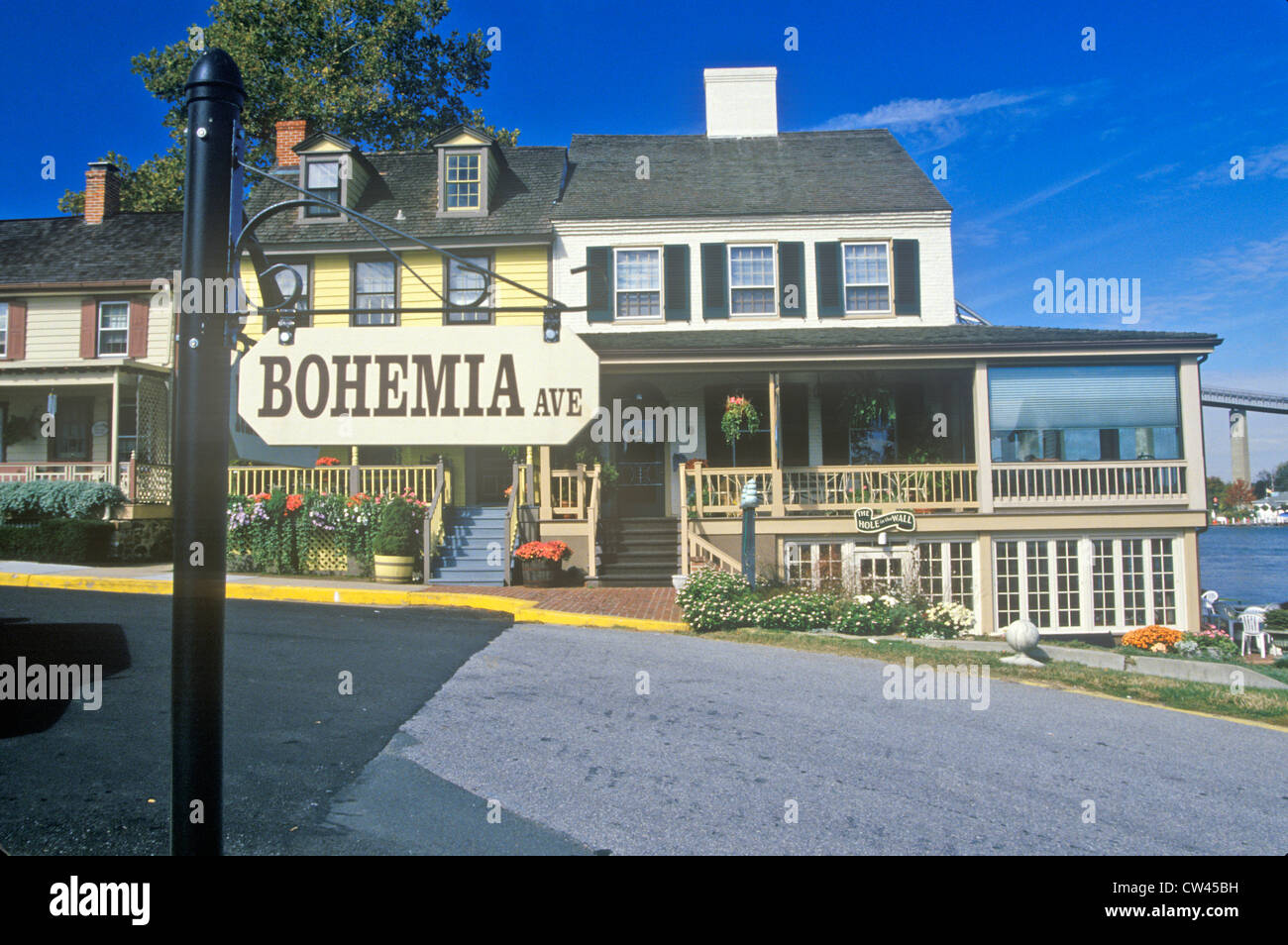 Homes in Chesapeake City, Maryland Stock Photo Alamy
