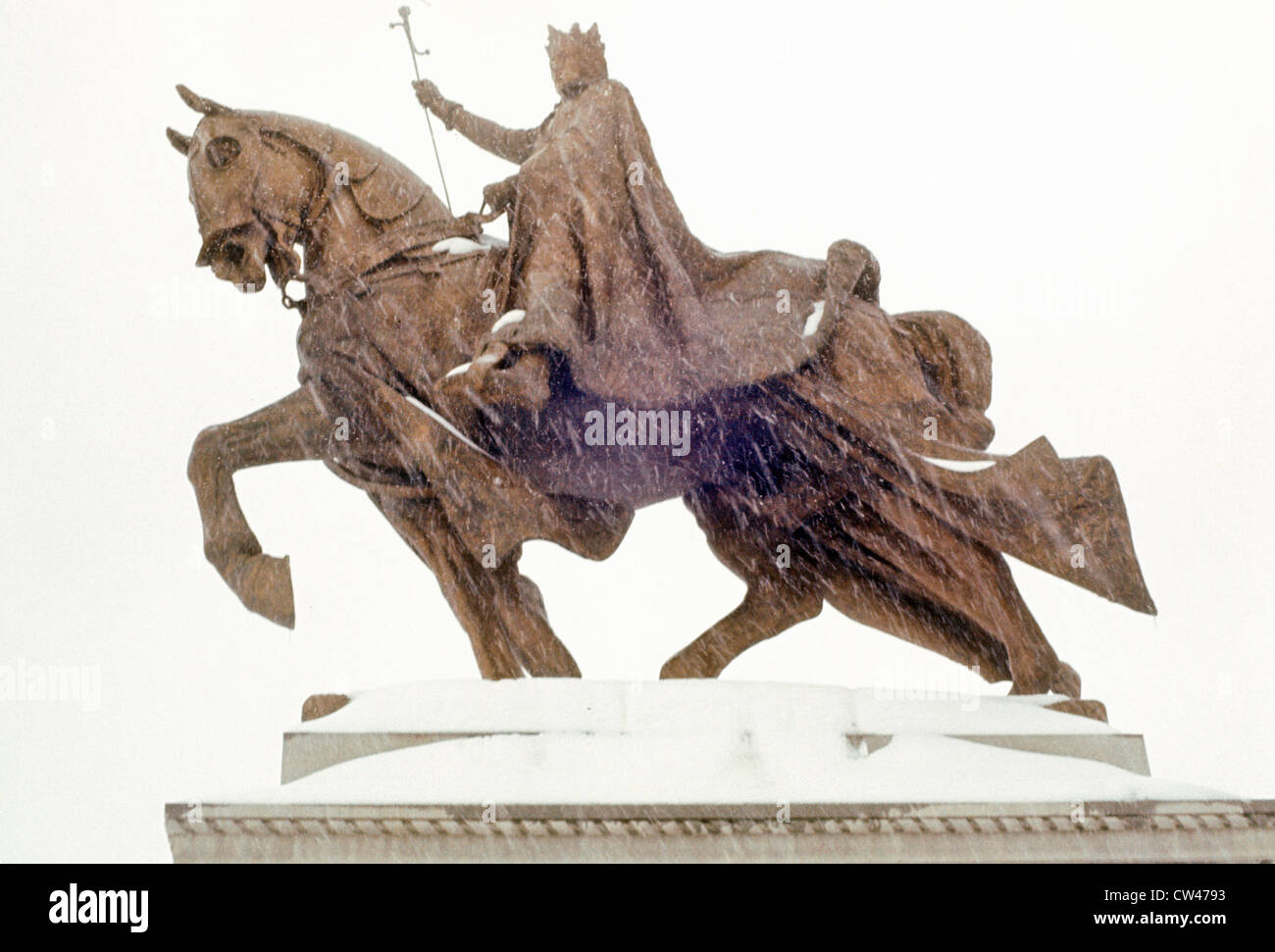 Statue of St. Louis in Forest Park, St. Louis, MO Stock Photo Alamy