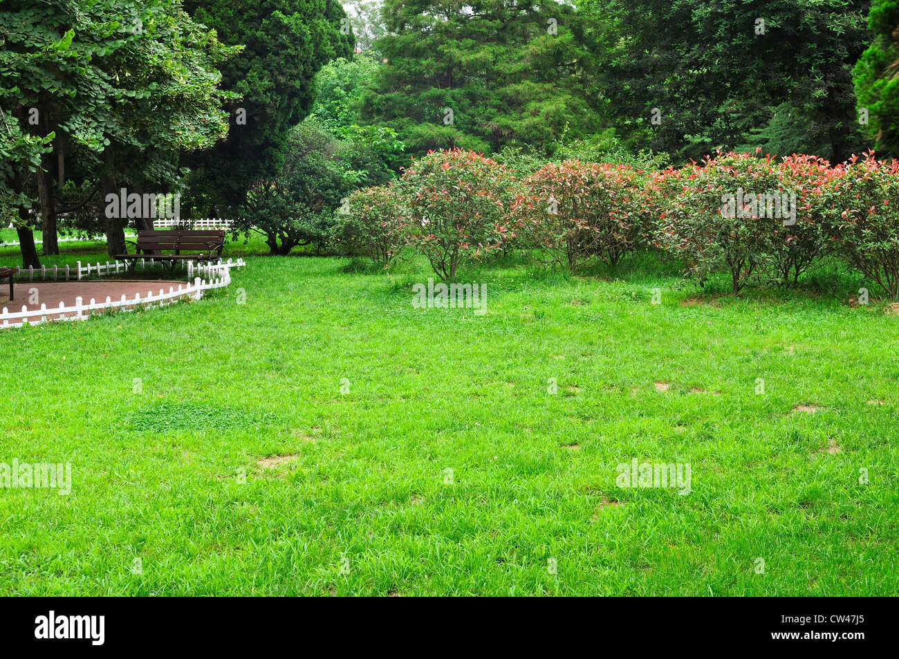 formal garden Stock Photo