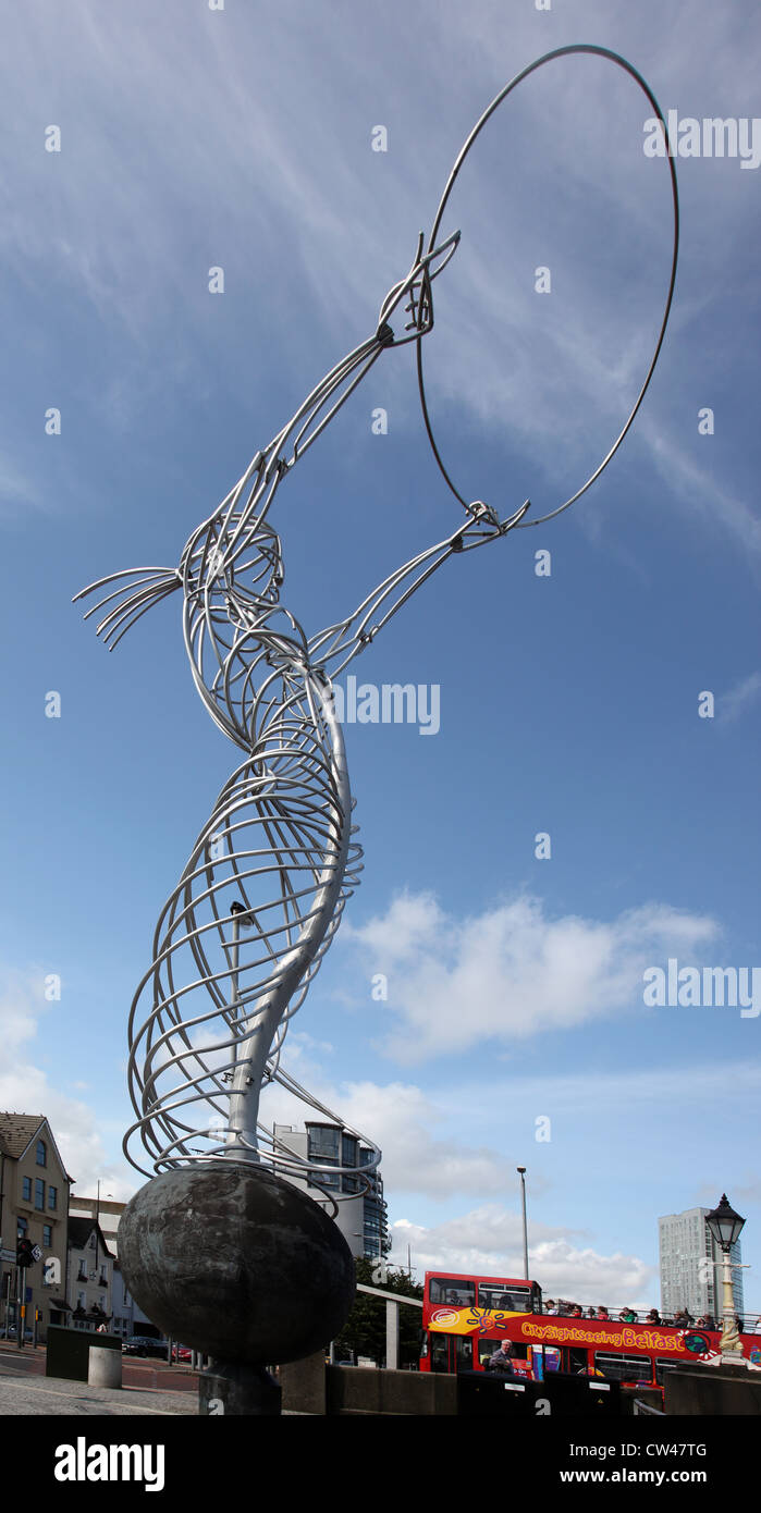 Thanksgiving Square steel sculpture, Beacon of Hope by Andy Scott
