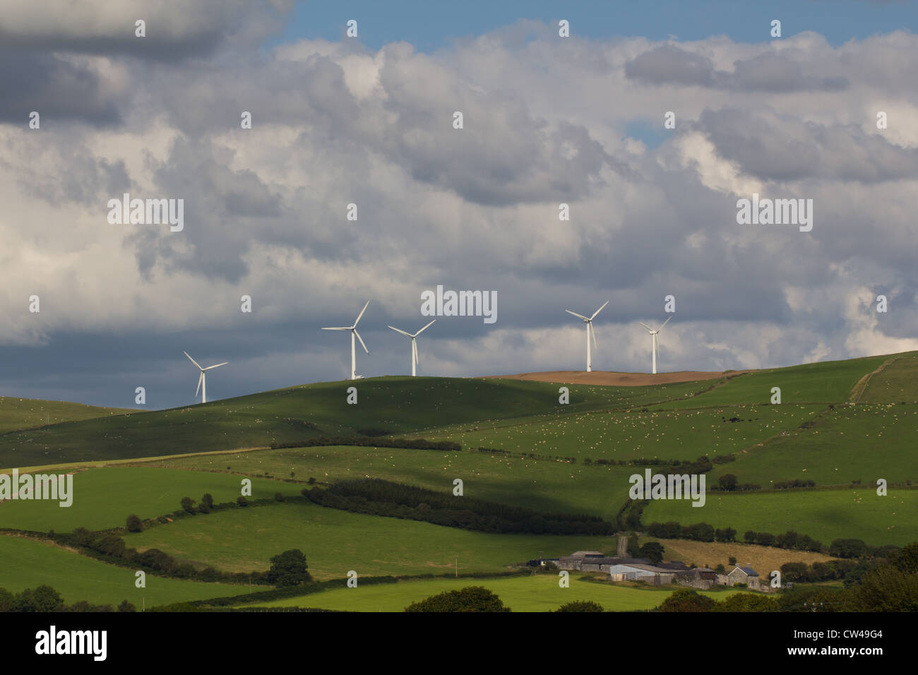 Welsh wind farm hires stock photography and images Alamy