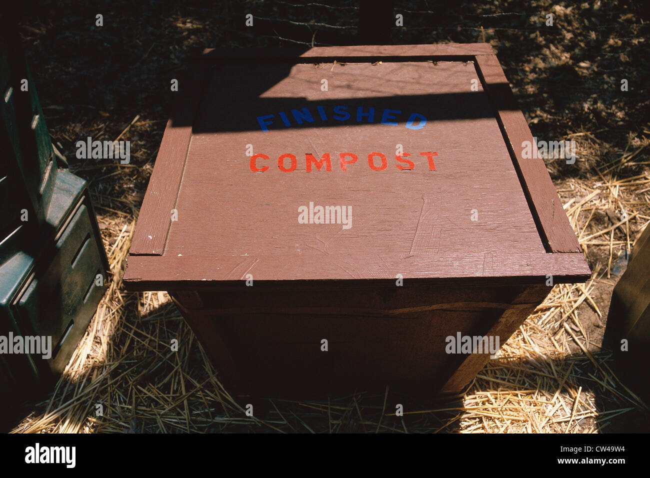 Top of compost bin Stock Photo Alamy