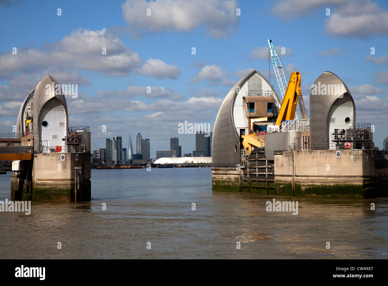 Thames Barrier, London Stock Photo