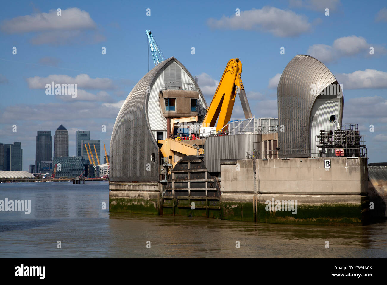 Thames Barrier, London Stock Photo