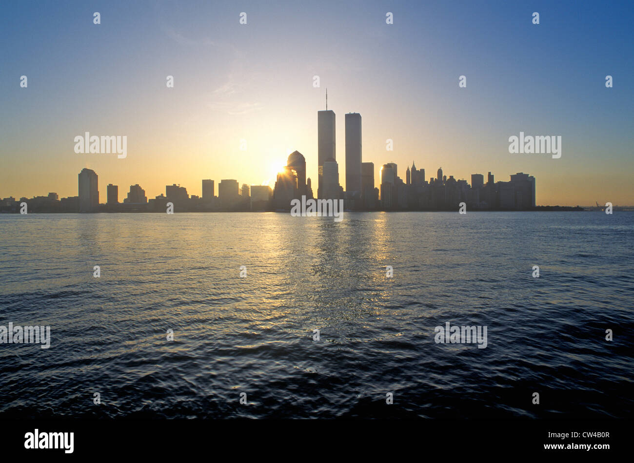 Skyline of New York City from New Jersey Stock Photo Alamy