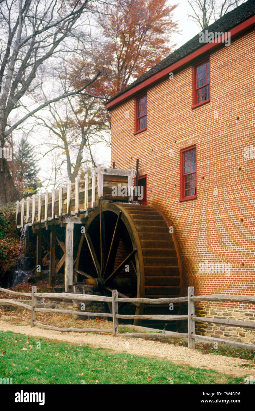 Grist mill in Reston, VA Stock Photo Alamy