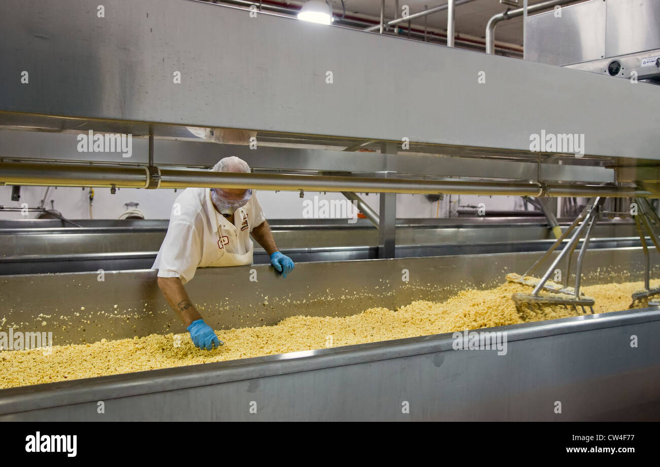 Cabot Creamery Cheese Factory Stock Photo Alamy