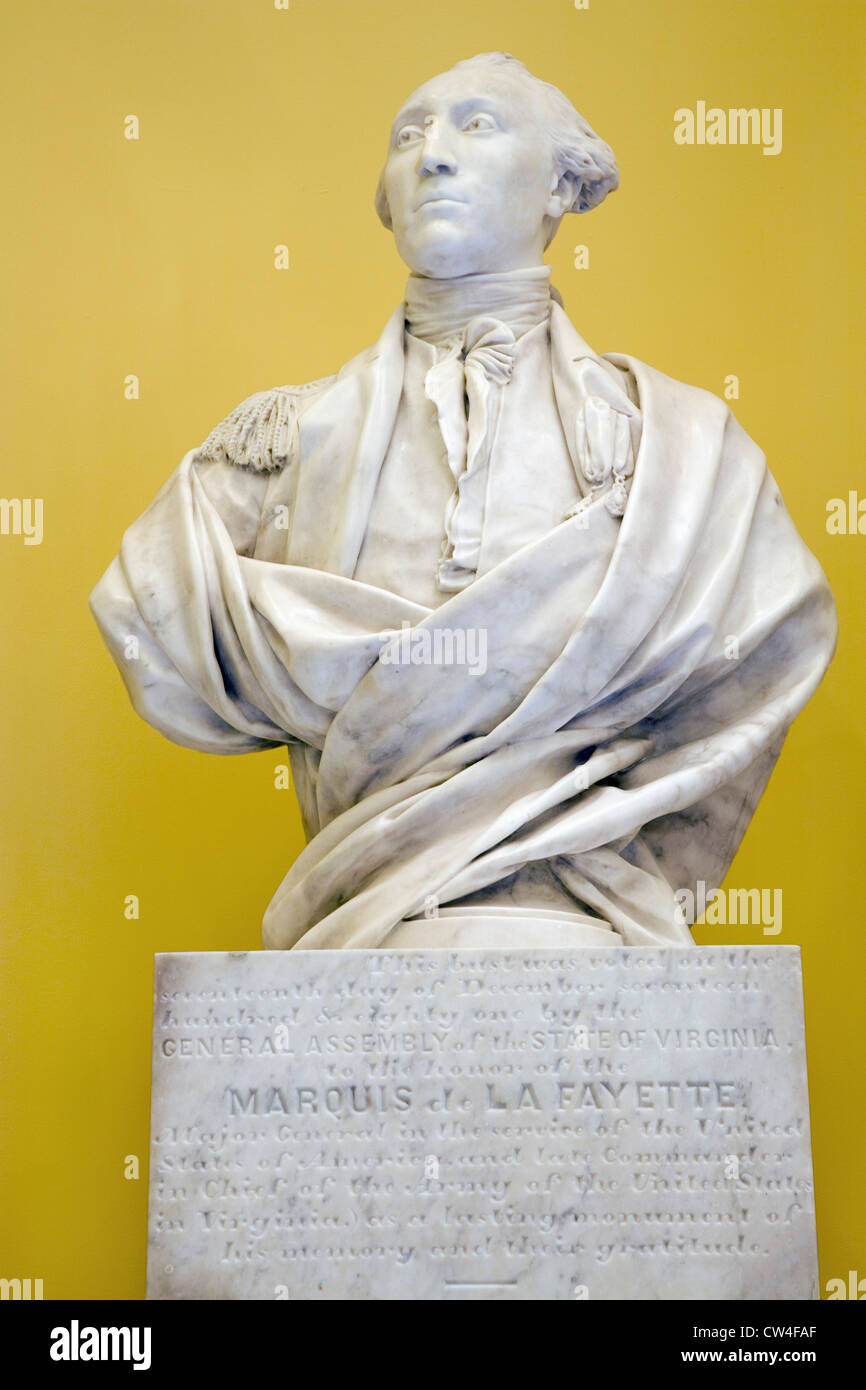 Original sculptor Marquis de Lafayette American Revolutionary War hero ...