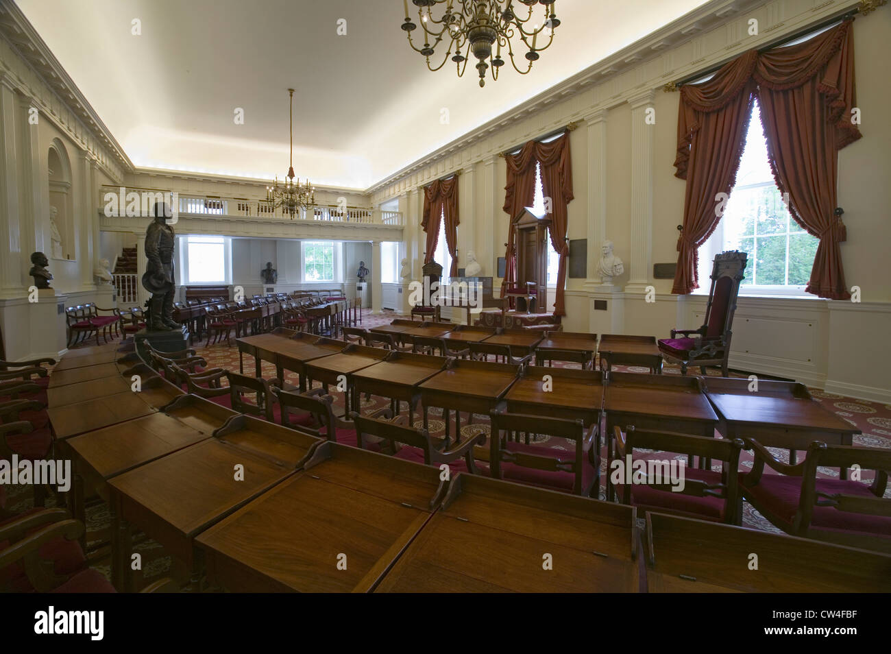The Old Hall of the House of Delegates in the Virginia State Capitol