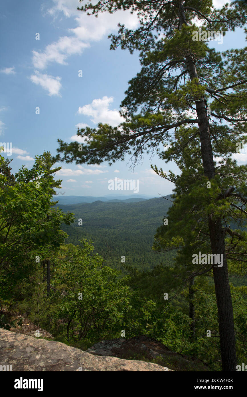 Conway, New Hampshire A view of the White Mountains from the Boulder