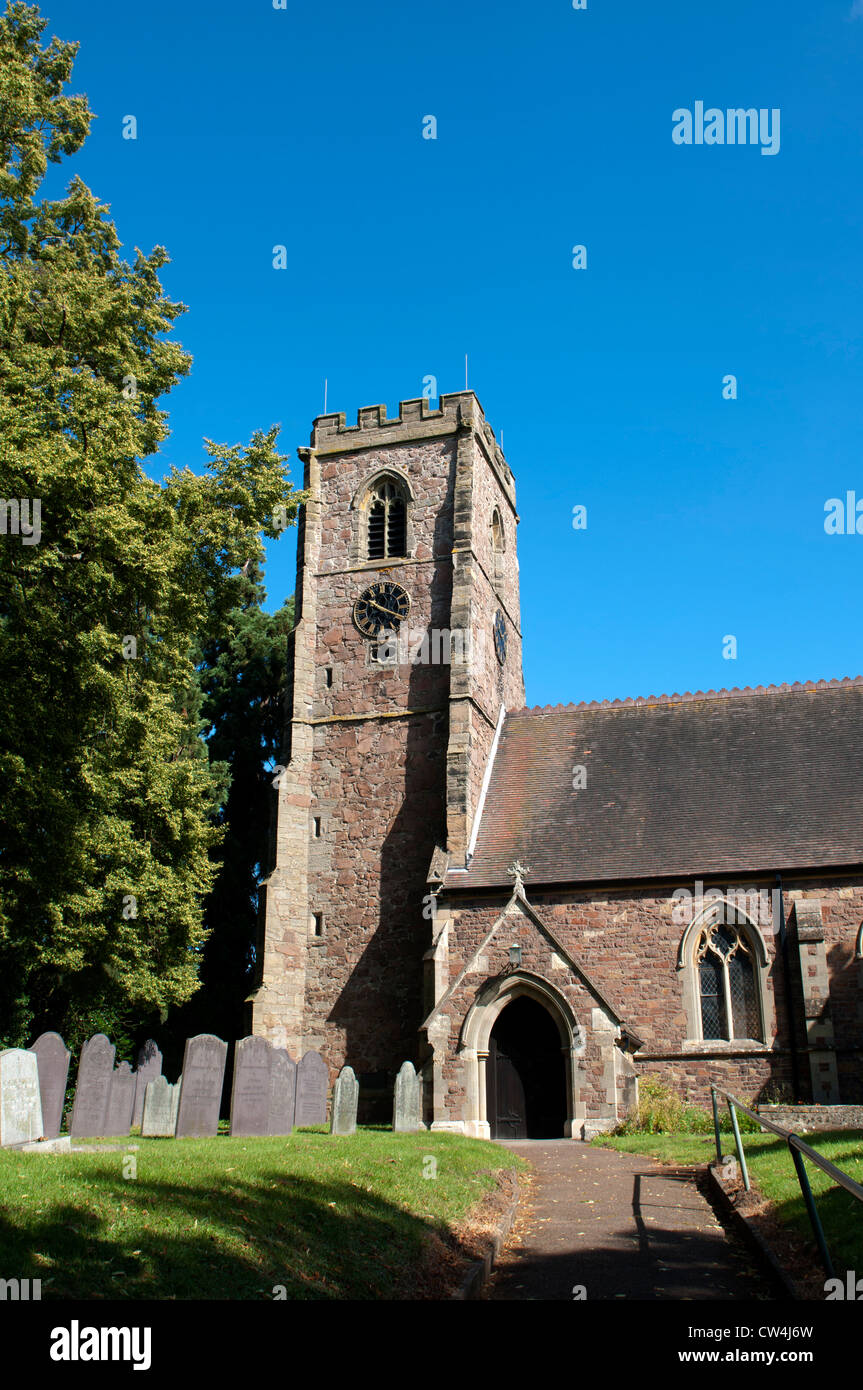 St. Michael and All Angels Church, Croft, Leicestershire, UK Stock Photo