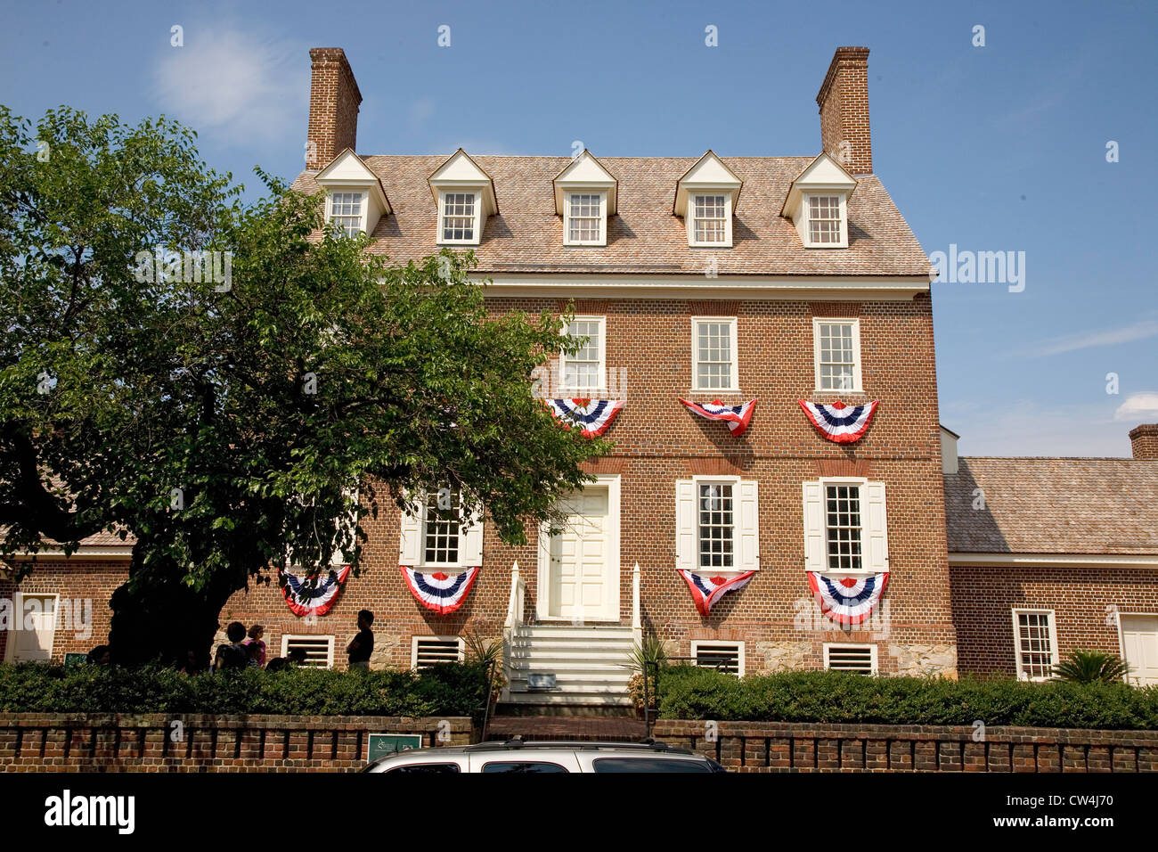 William Paca House one premiere remaining houses from British Colonial era began construction in 1774 in Annapolis MD Stock Photo