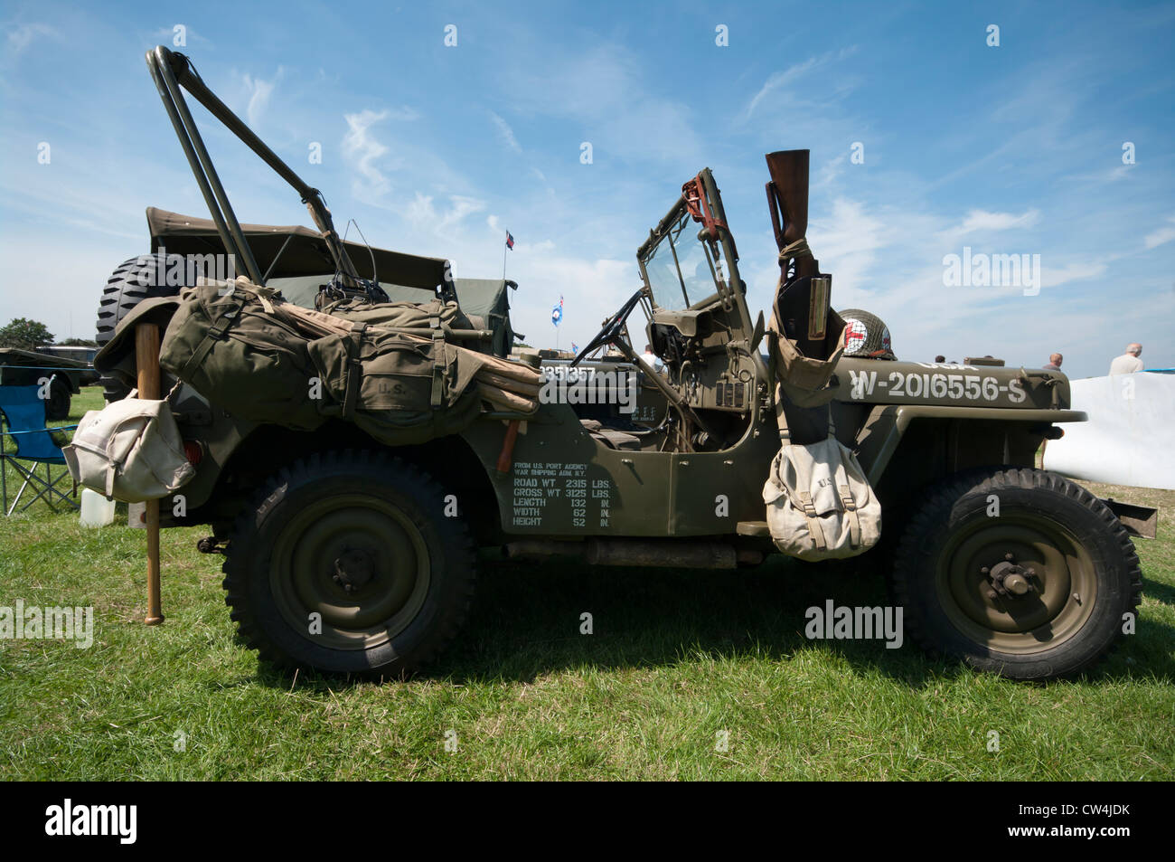 US Army Jeep Stock Photo