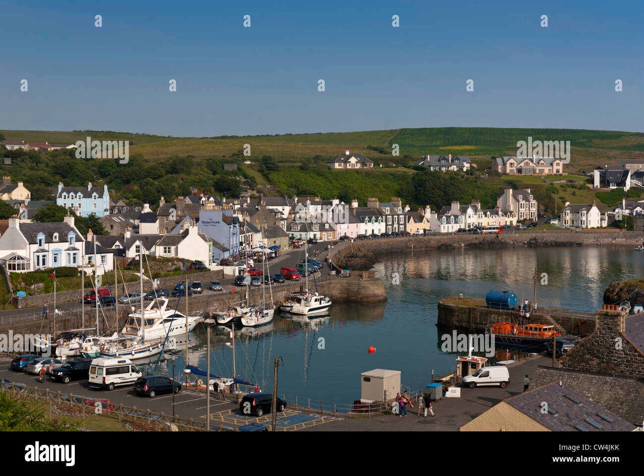 A view of Portpatrick, Scotland Stock Photo Alamy