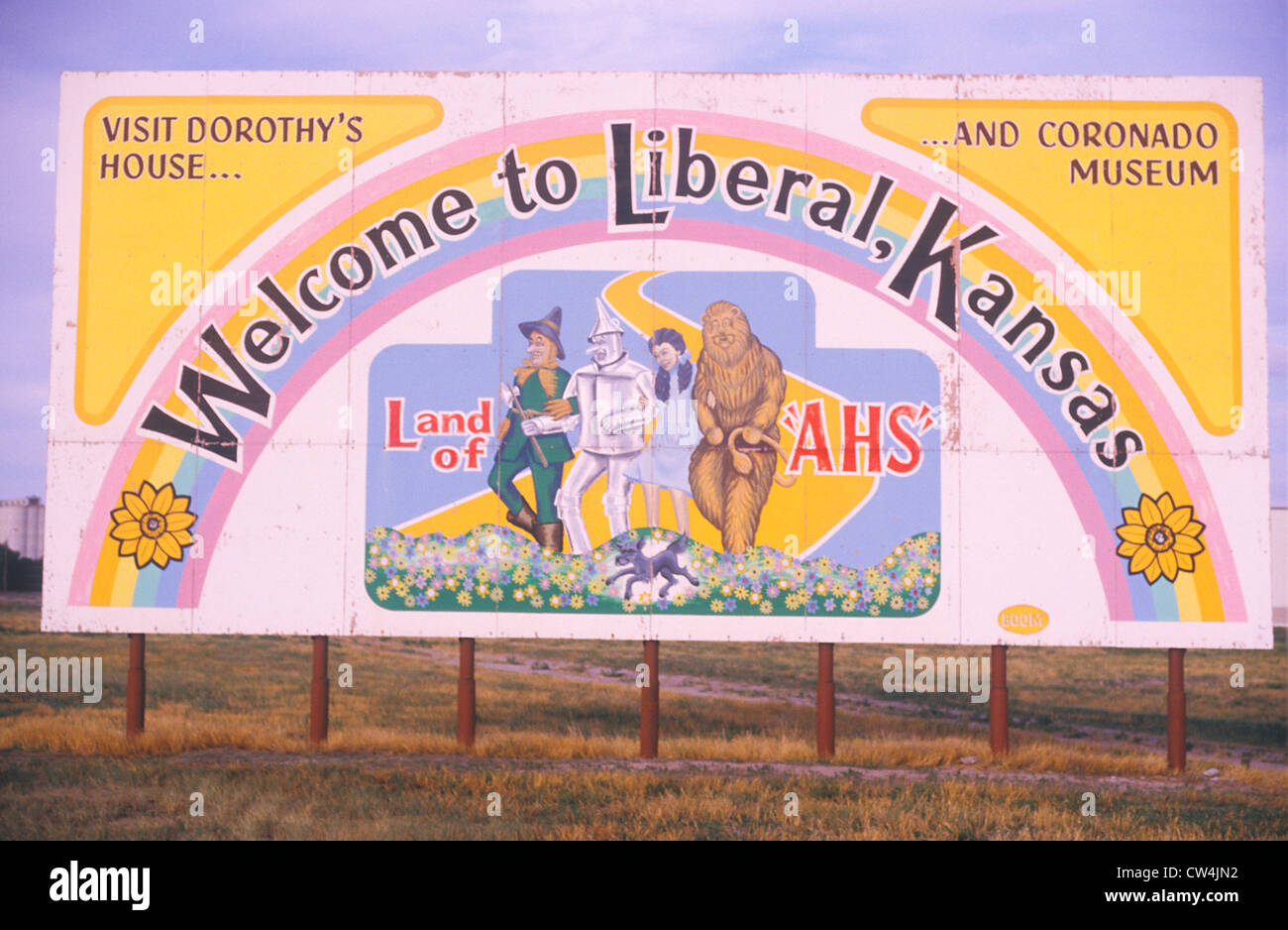 A sign for Liberal, Kansas Stock Photo Alamy