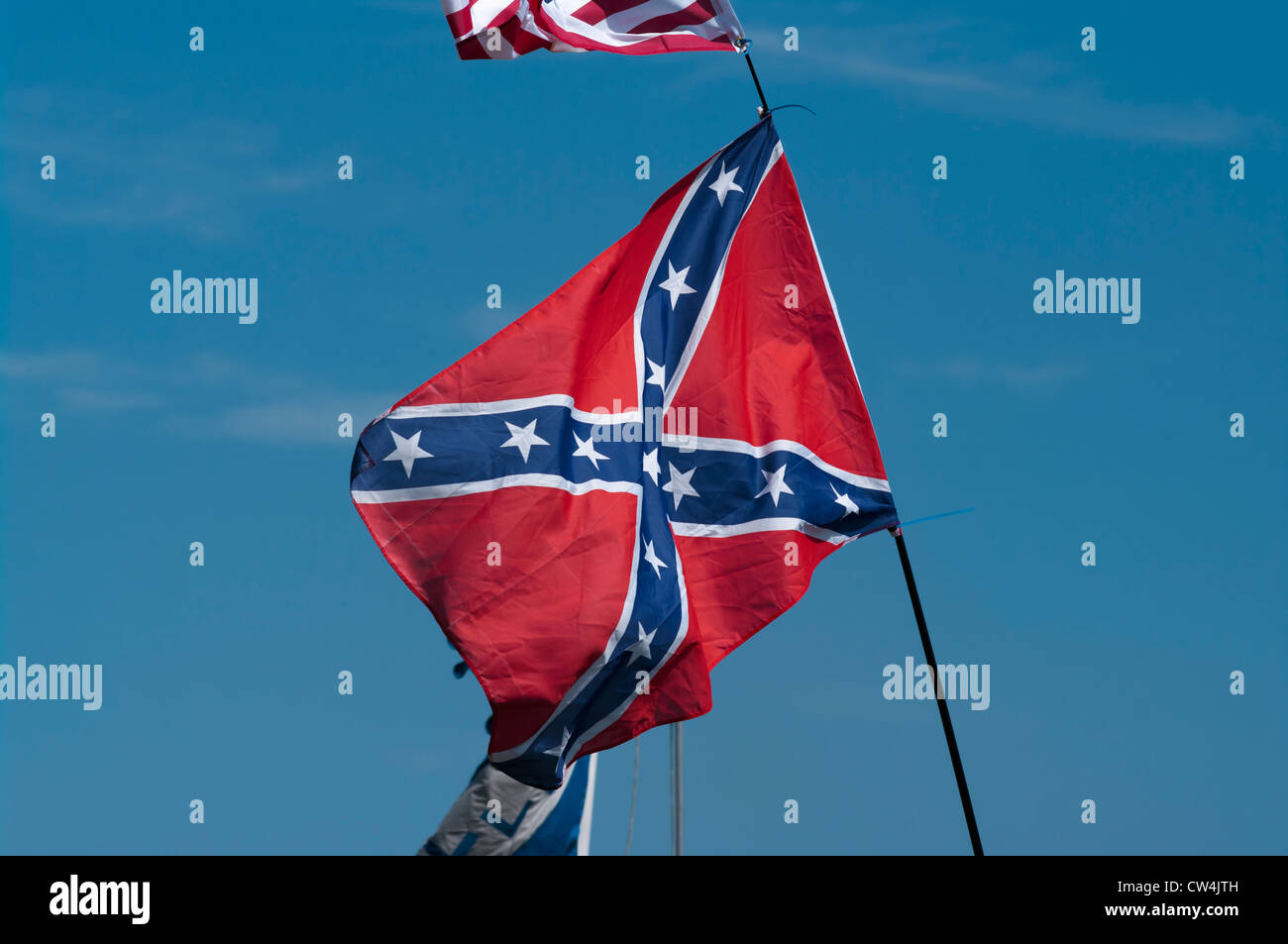 The Confederate Flag Of The Confederacy Stock Photo Alamy