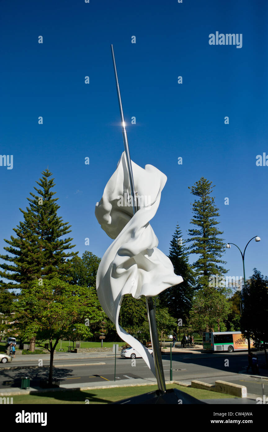 Perth Western Australia - Ascalon a contemporary sculpture in Perth, Western Australia WA. Stock Photo