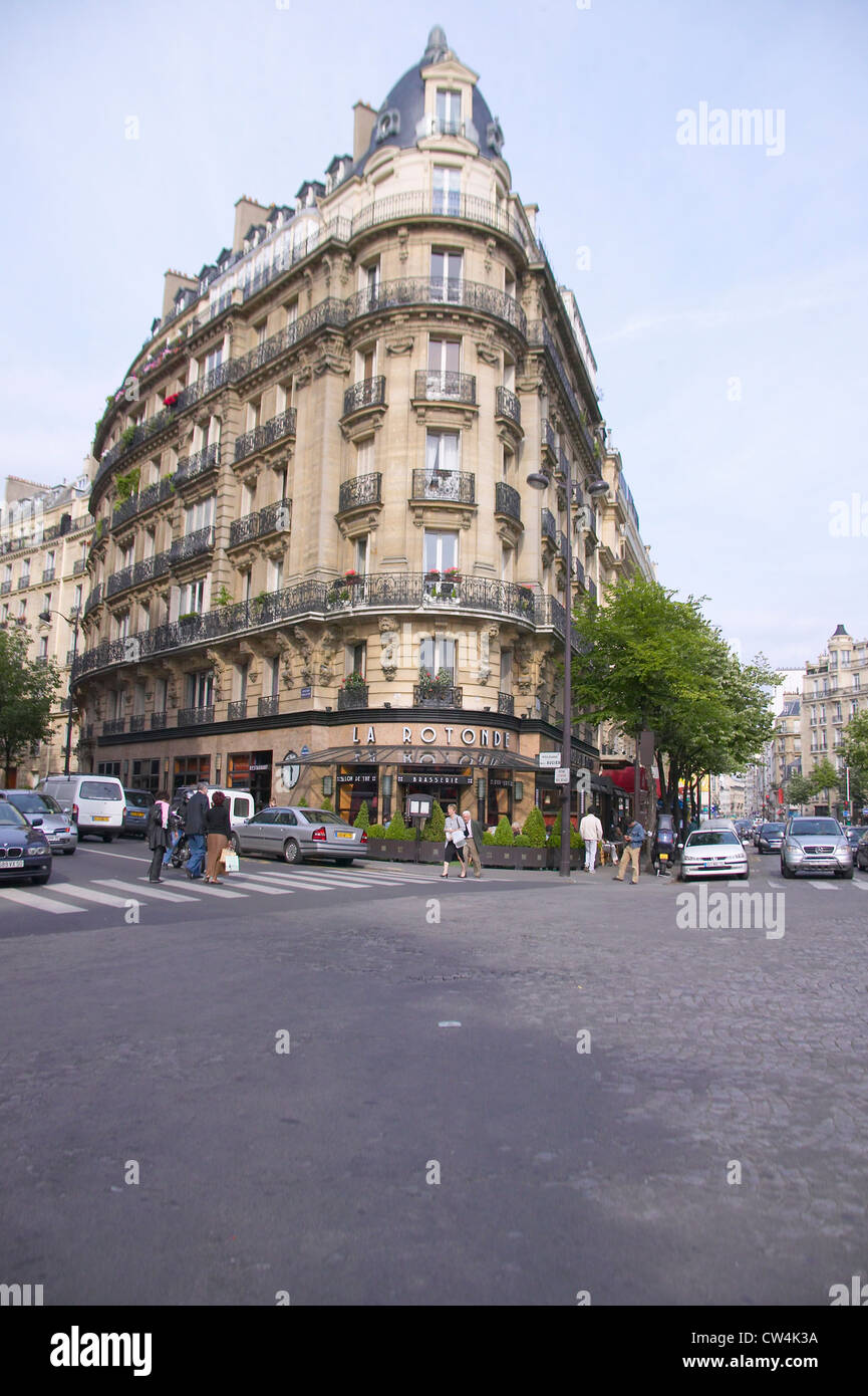 Street corner, Paris, France Stock Photo Alamy