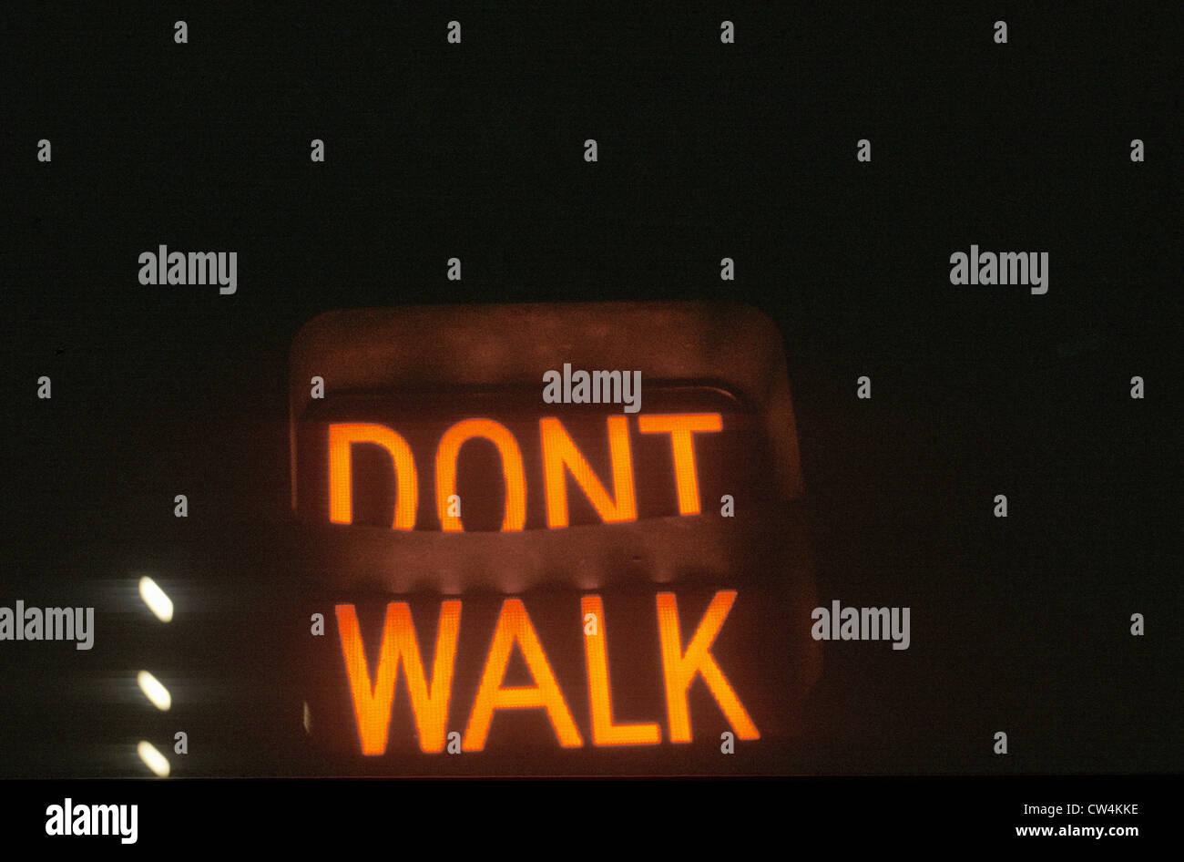 A sign that reads ?Don't Walk Stock Photo - Alamy