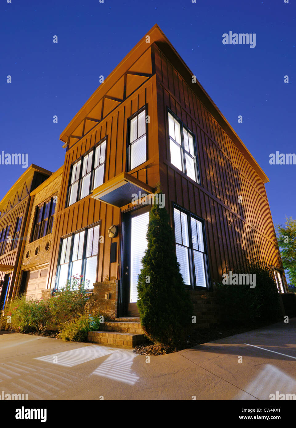 loft apartment buildings Stock Photo