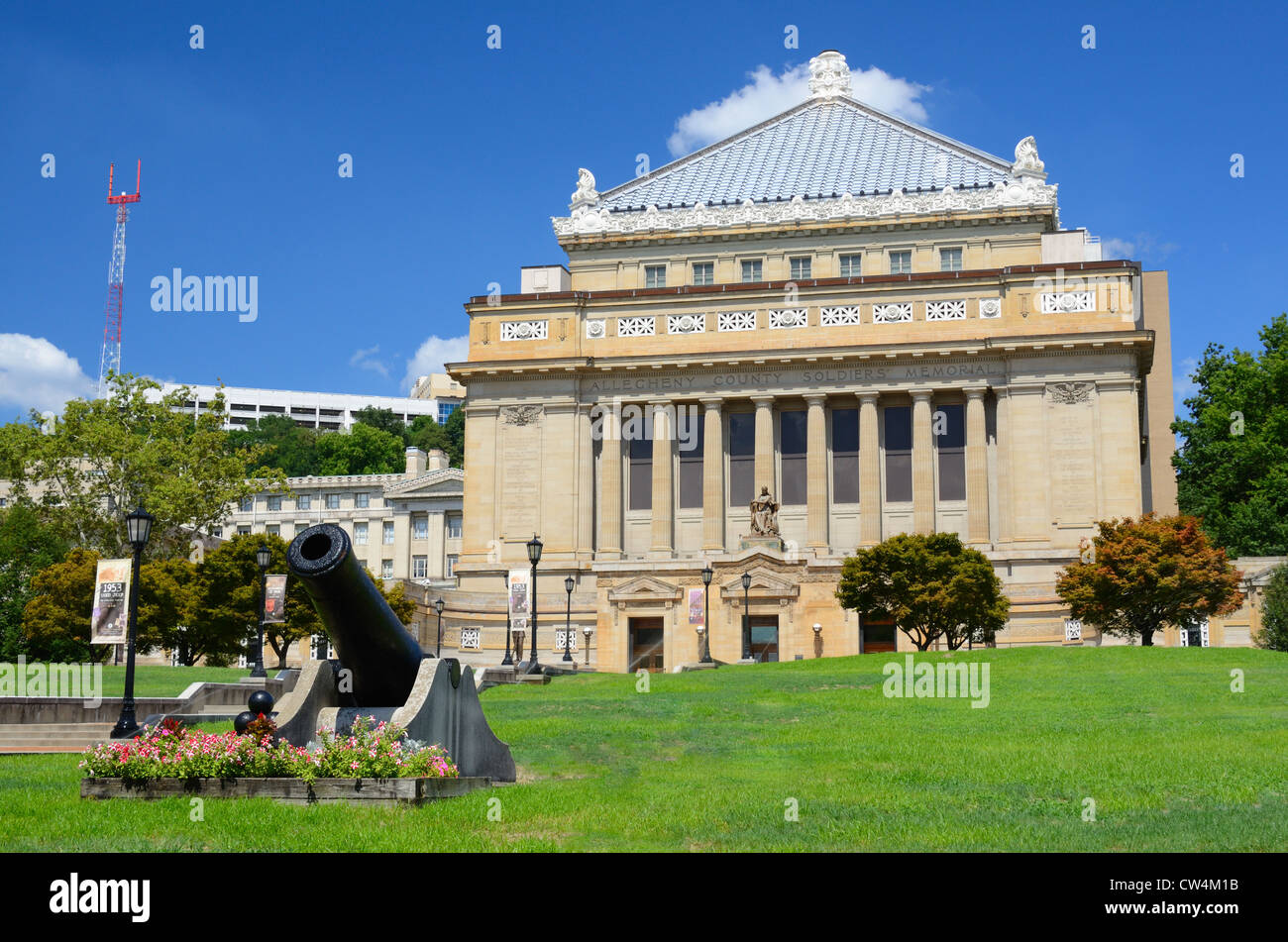 Soldiers and Sailors National Military Museum in Pittsburgh, Pennsylvania. Stock Photo